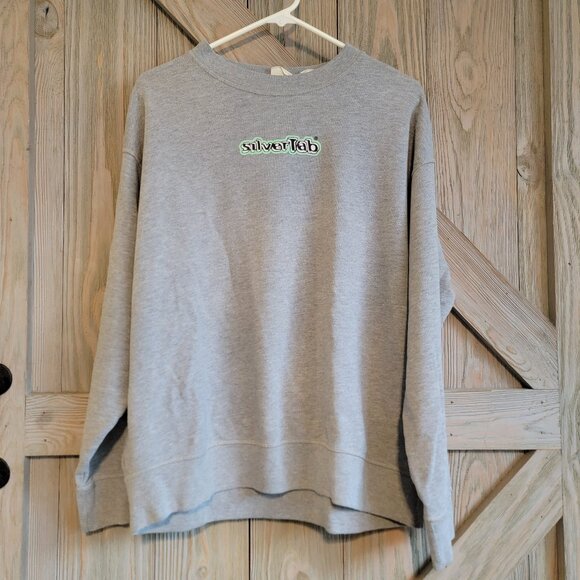 Silver Tab Sweater Women's XL Grey with Silver Tab Logo - Picture 1 of 6